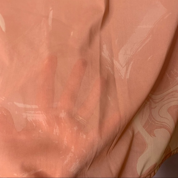 FABLETICS Nayeli Mesh Crop Short Sleeve Marble Pattern Workout Top - Picture 8 of 12